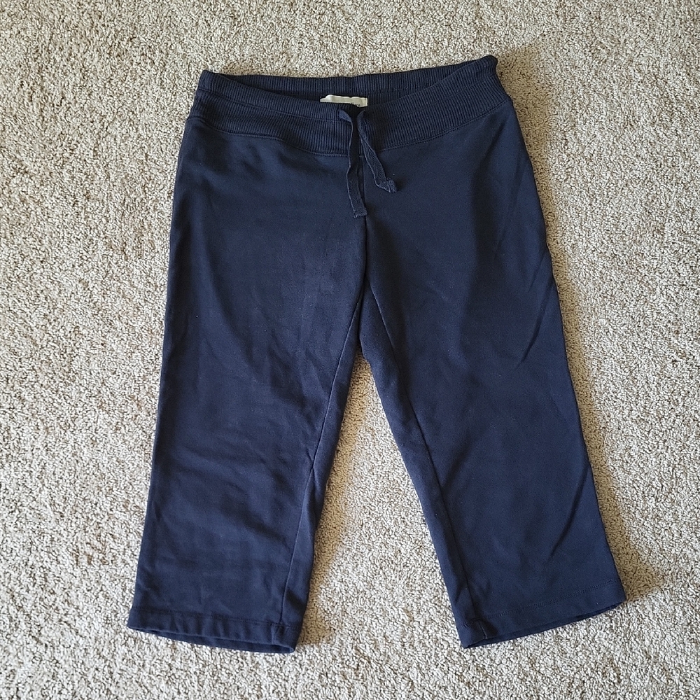 Navy Blue Capri Sweatpant